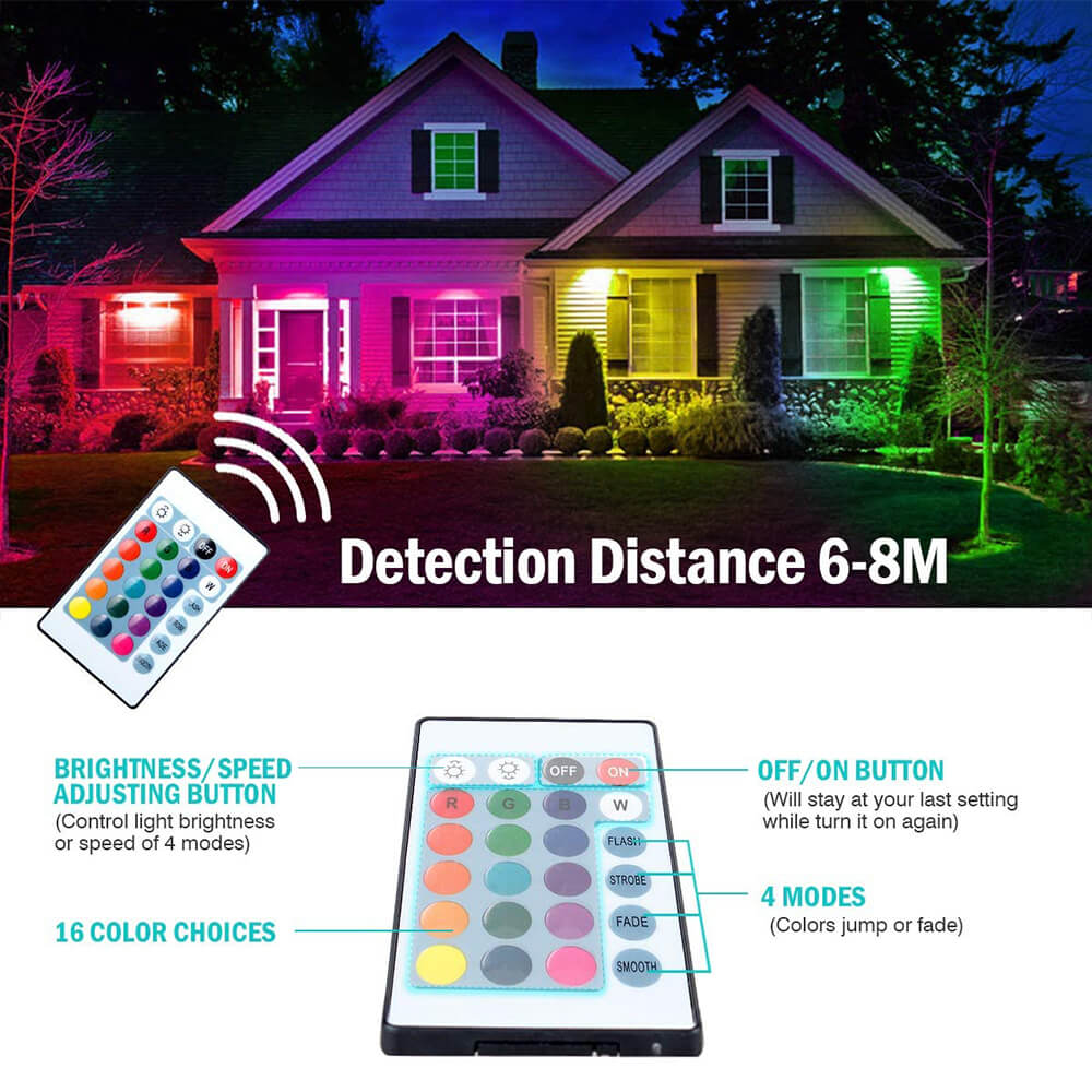 Control light brightness or speed of 4 modes