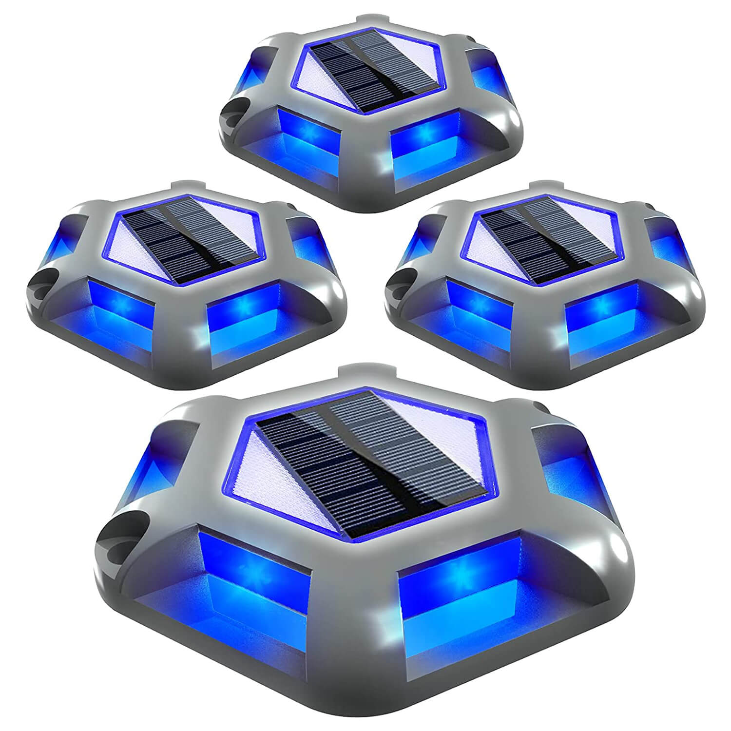 4 Pieces Solar Deck Lights