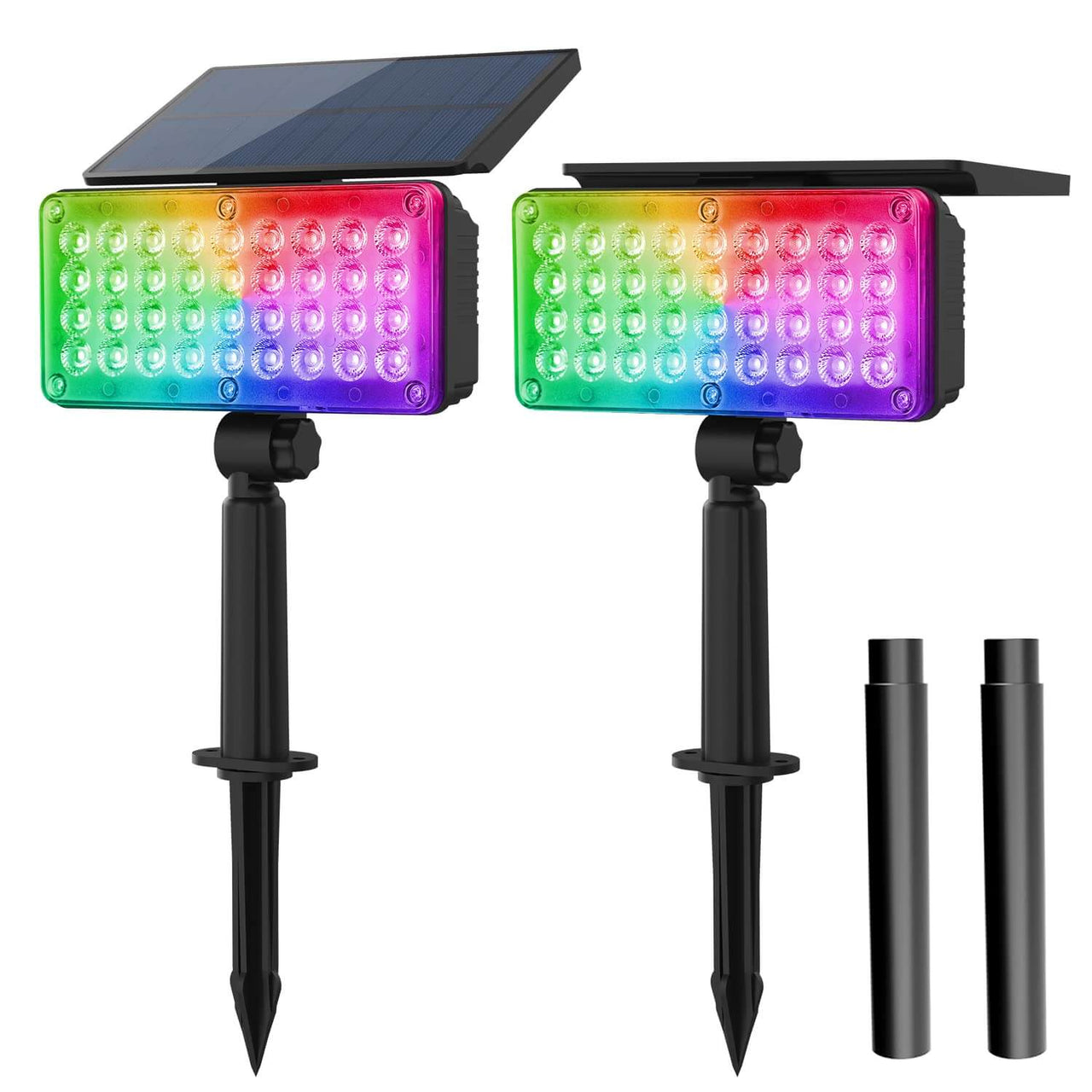 RGB Solar Spotlights Landscape Lights for Gardens