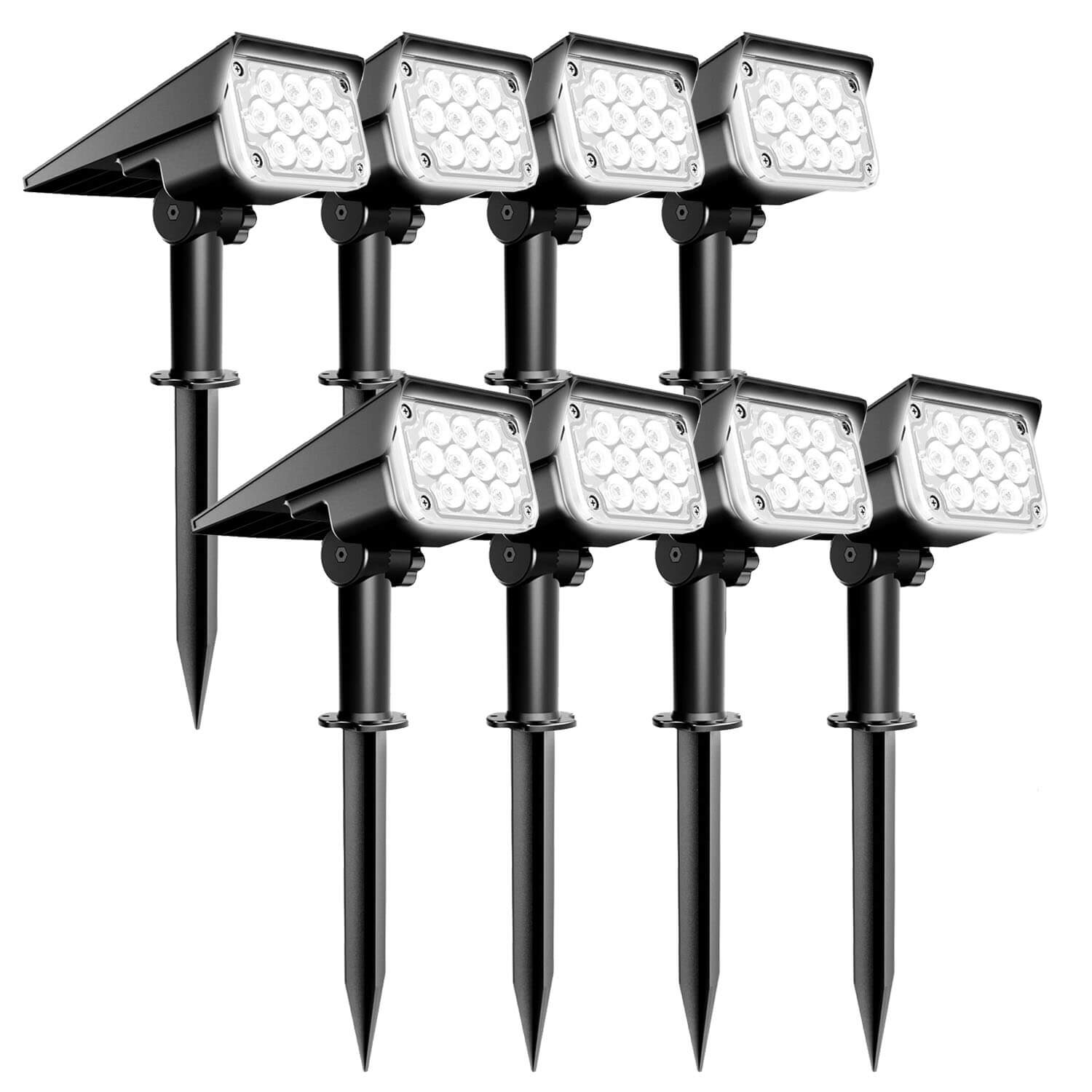 Solar Spotlights For Trees Cool White 8 pack