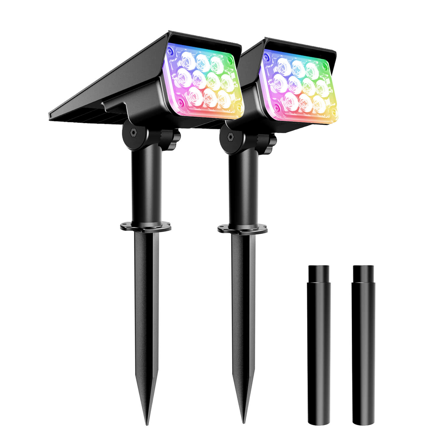 RGB Solar Spotlight 2 Pack