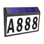 Solar House Address Number Light