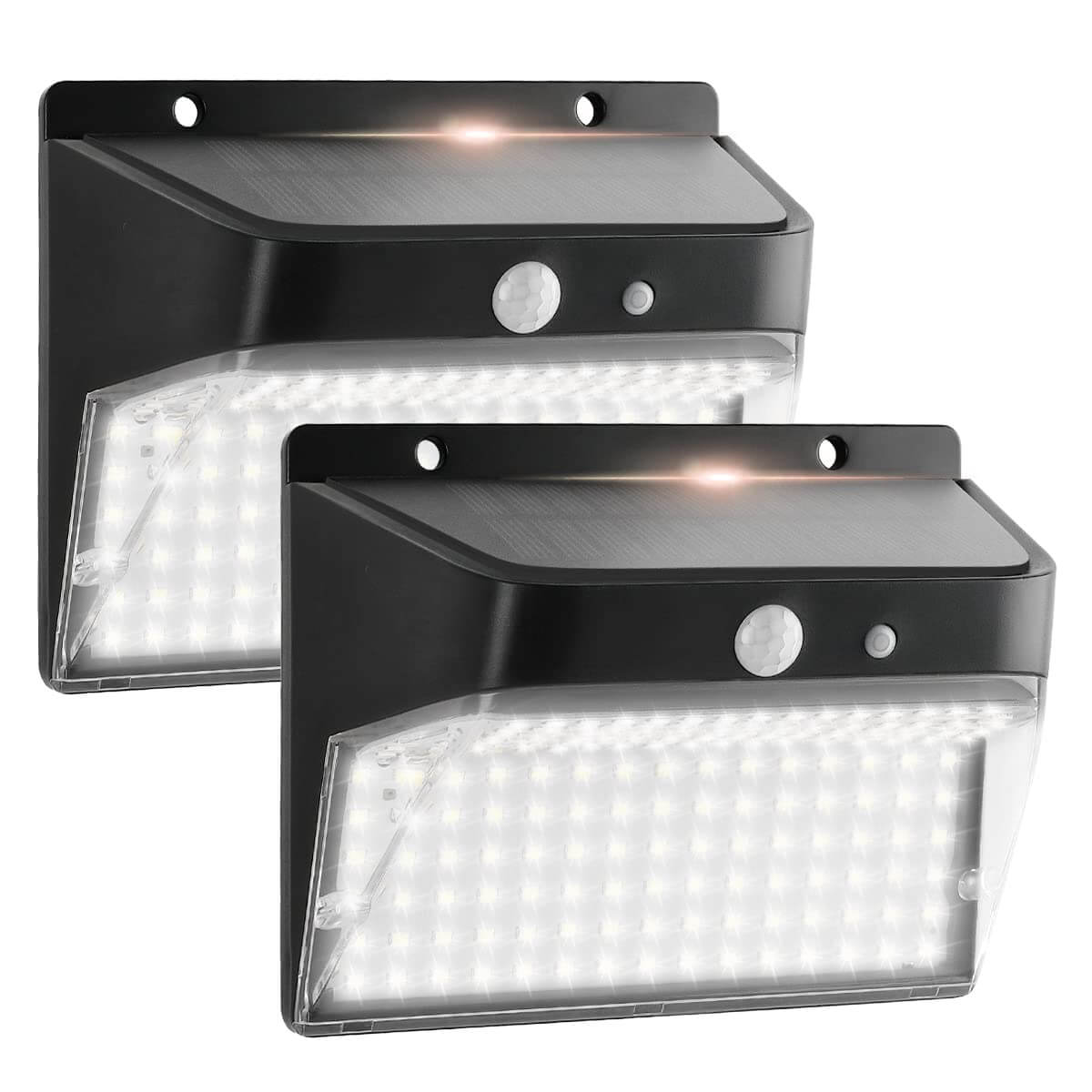 TSUN 196 LEDs Solar Motion Sensor Wall Lights