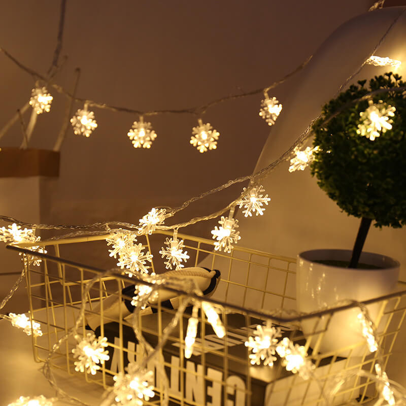 Snowflake String Lights