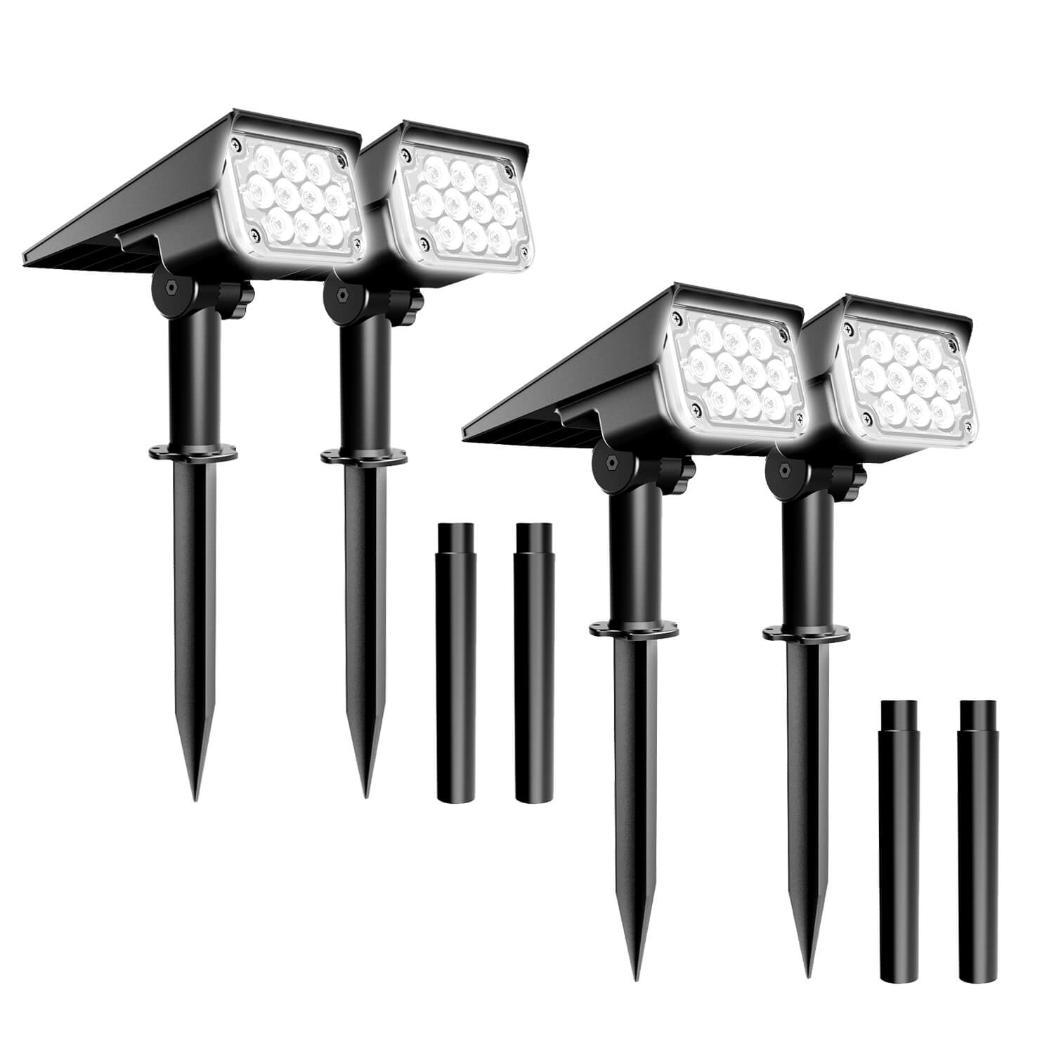 Solar Spotlights For Trees Cool White 4 pack