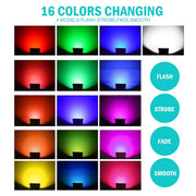 16 Colors Changing & 4 Modes