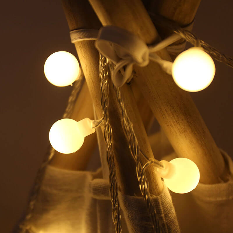 Round Ball String Lights Warm White