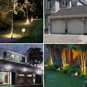 Solar spotlights for trees, wall