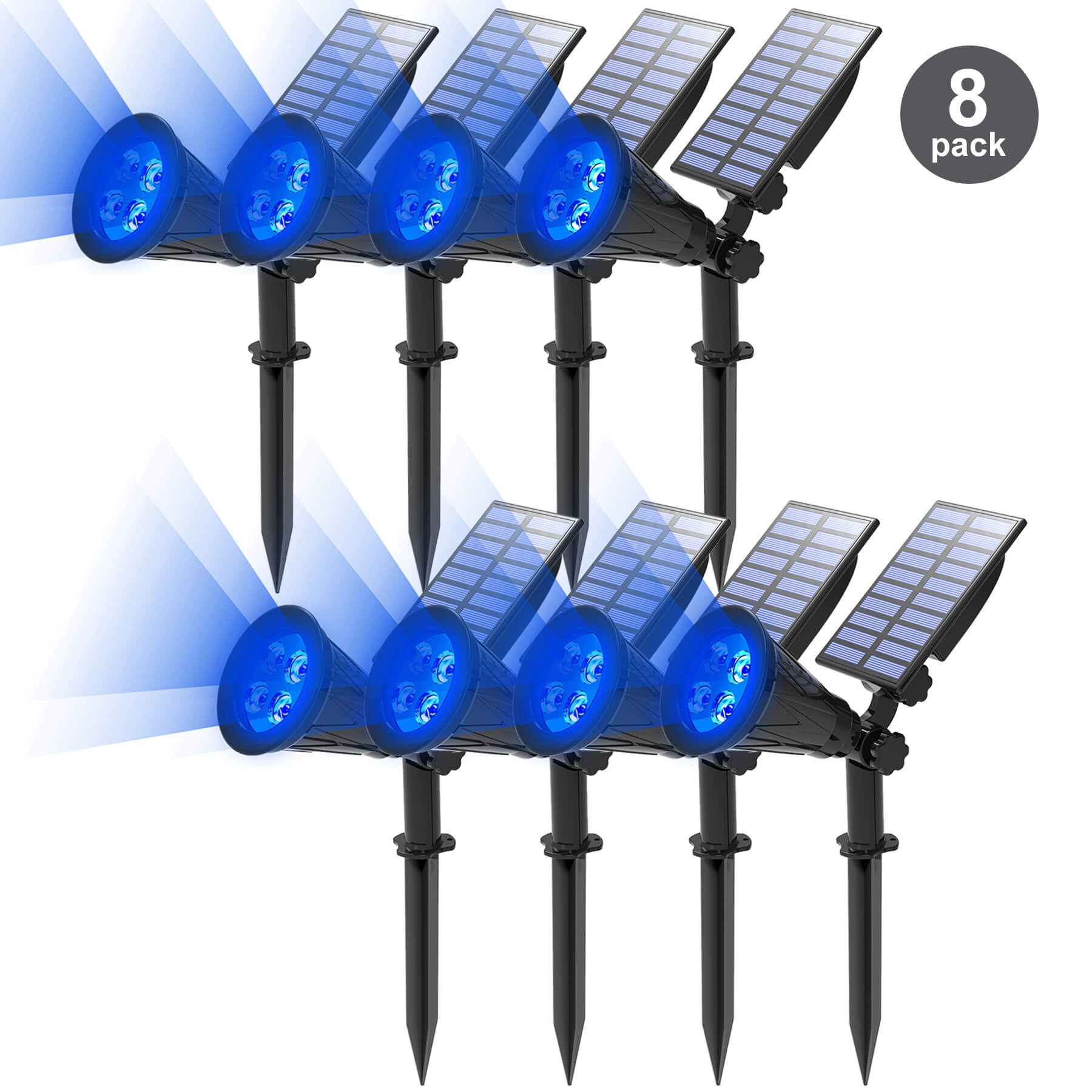 TSUN-blue-4-leds-Outdoor-Solar-Spot-Lights-8-pack