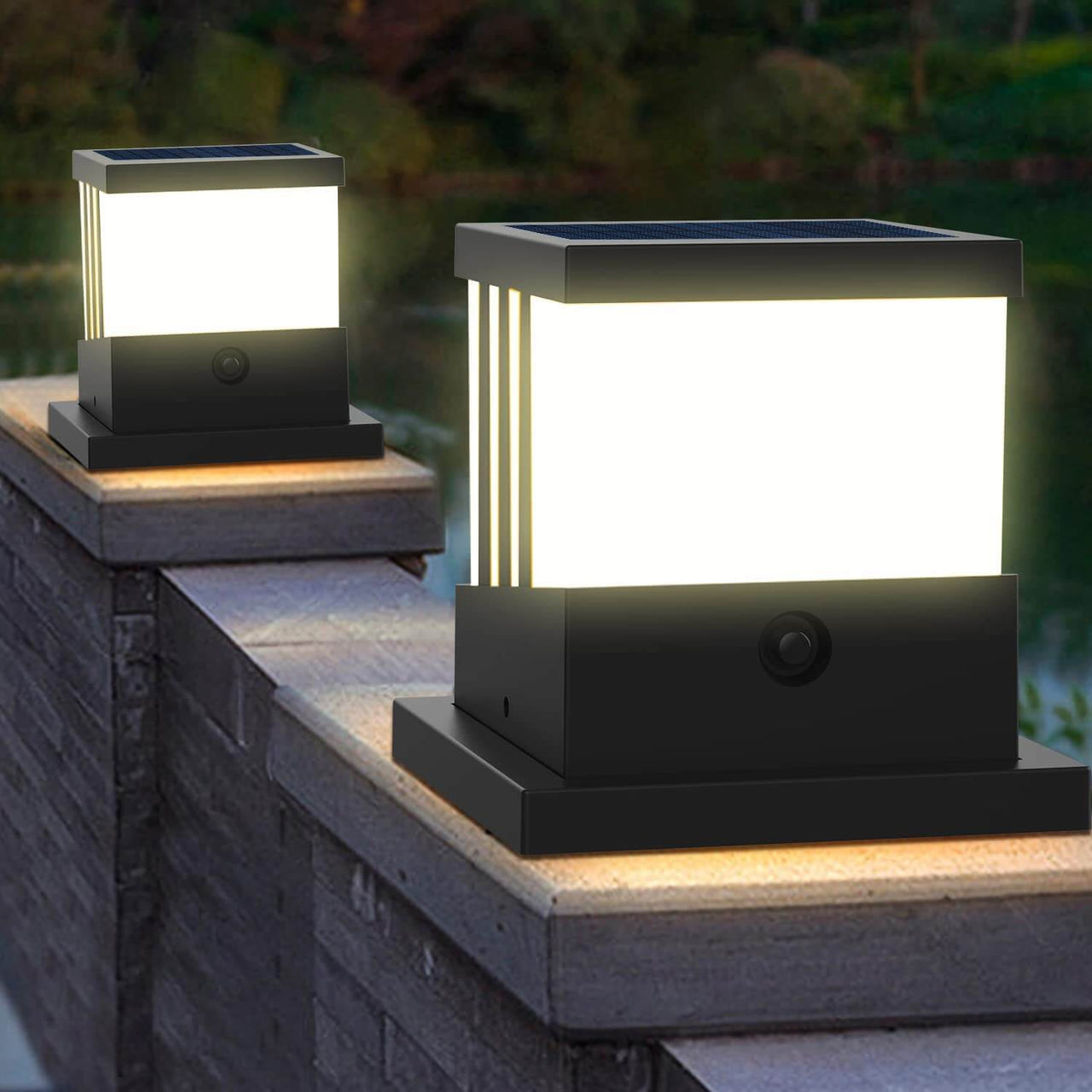 TSUN Solar Cap Lights For 4x4 5x5 inch Deck Posts