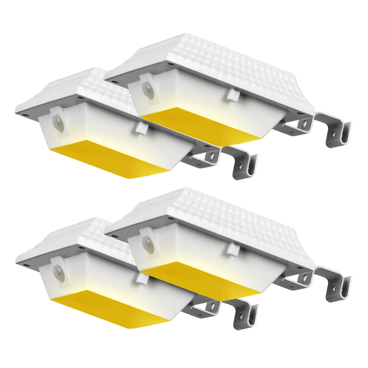 Square Solar Gutter Lights Motion Sensor