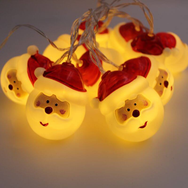 Santa Claus Shape String Lights