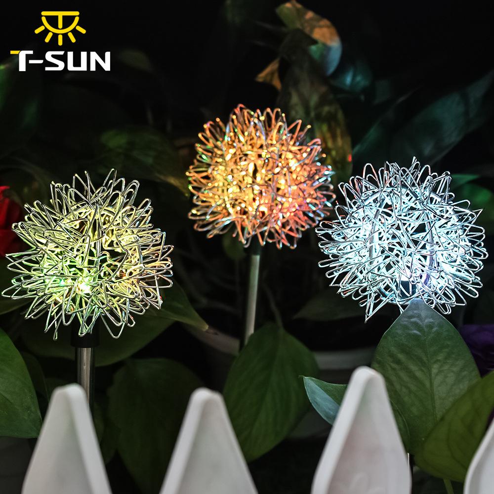 Outdoor Solar Dandelion Garland Lights