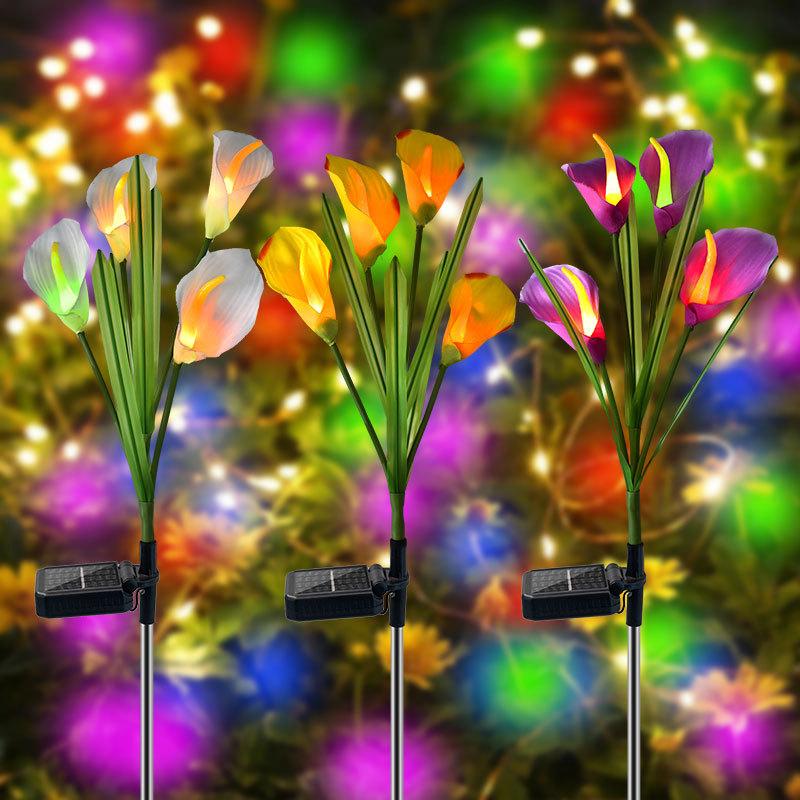 Solar Calla Flower Lights