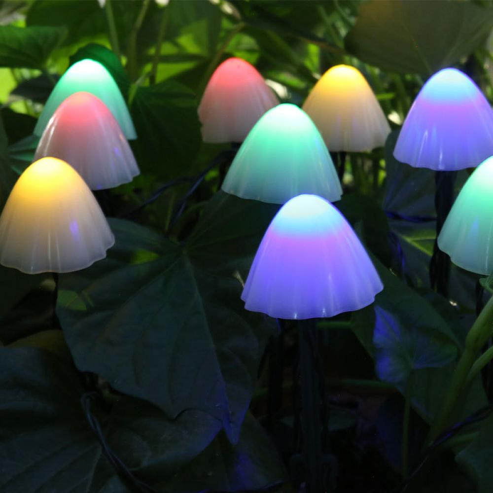 Solar Mushroom Lights