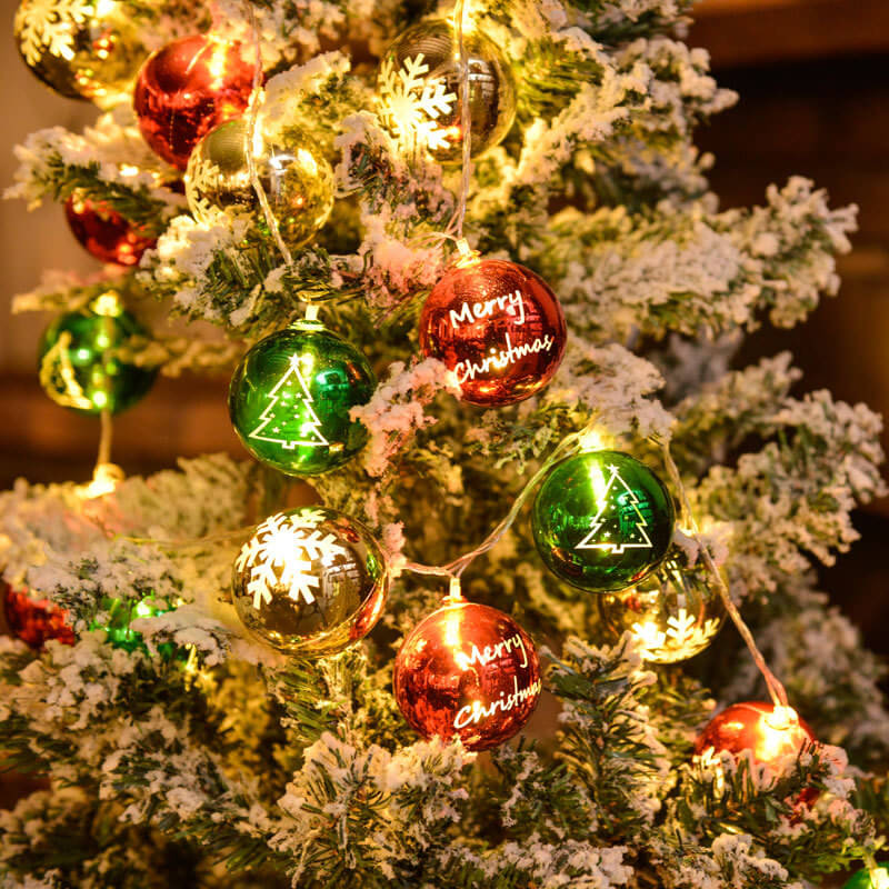 Christmas Colorful Ball String Lights